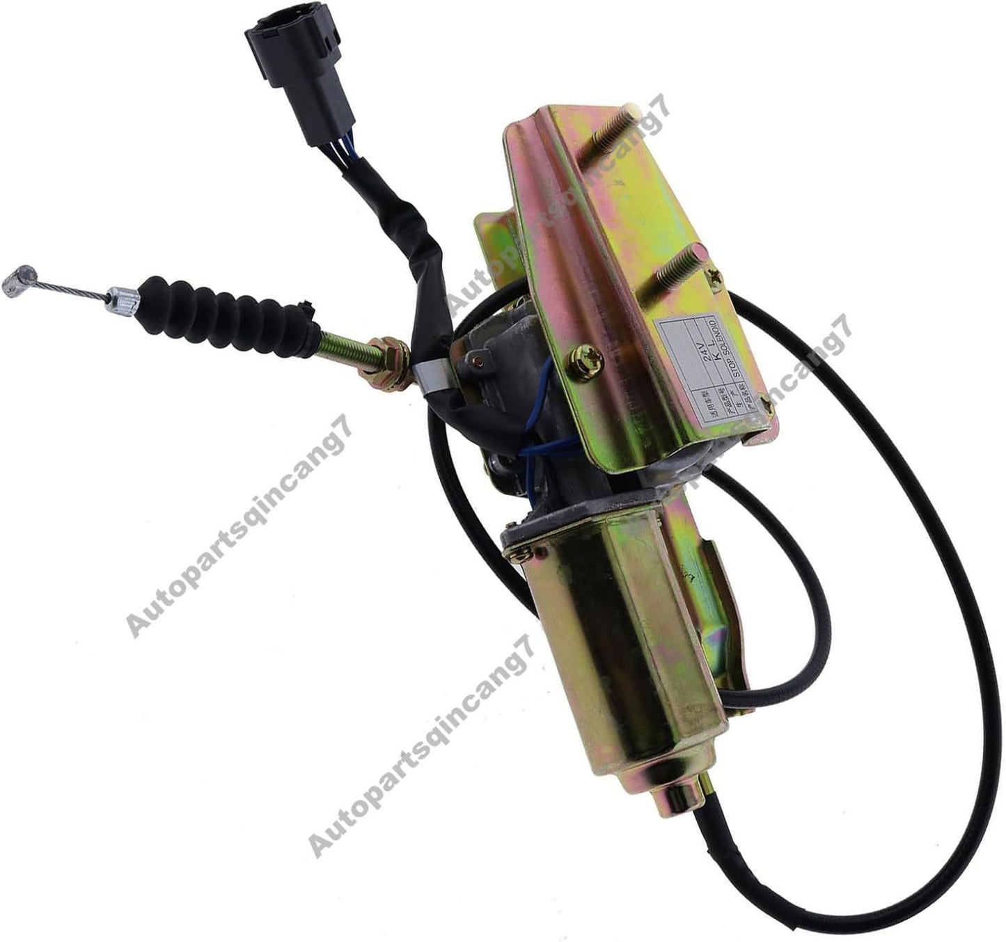 24V Stop Solenoid Stopper Assembly 1819002270 for Isuzu Engine 6BD1T 6BG1T 4JG2