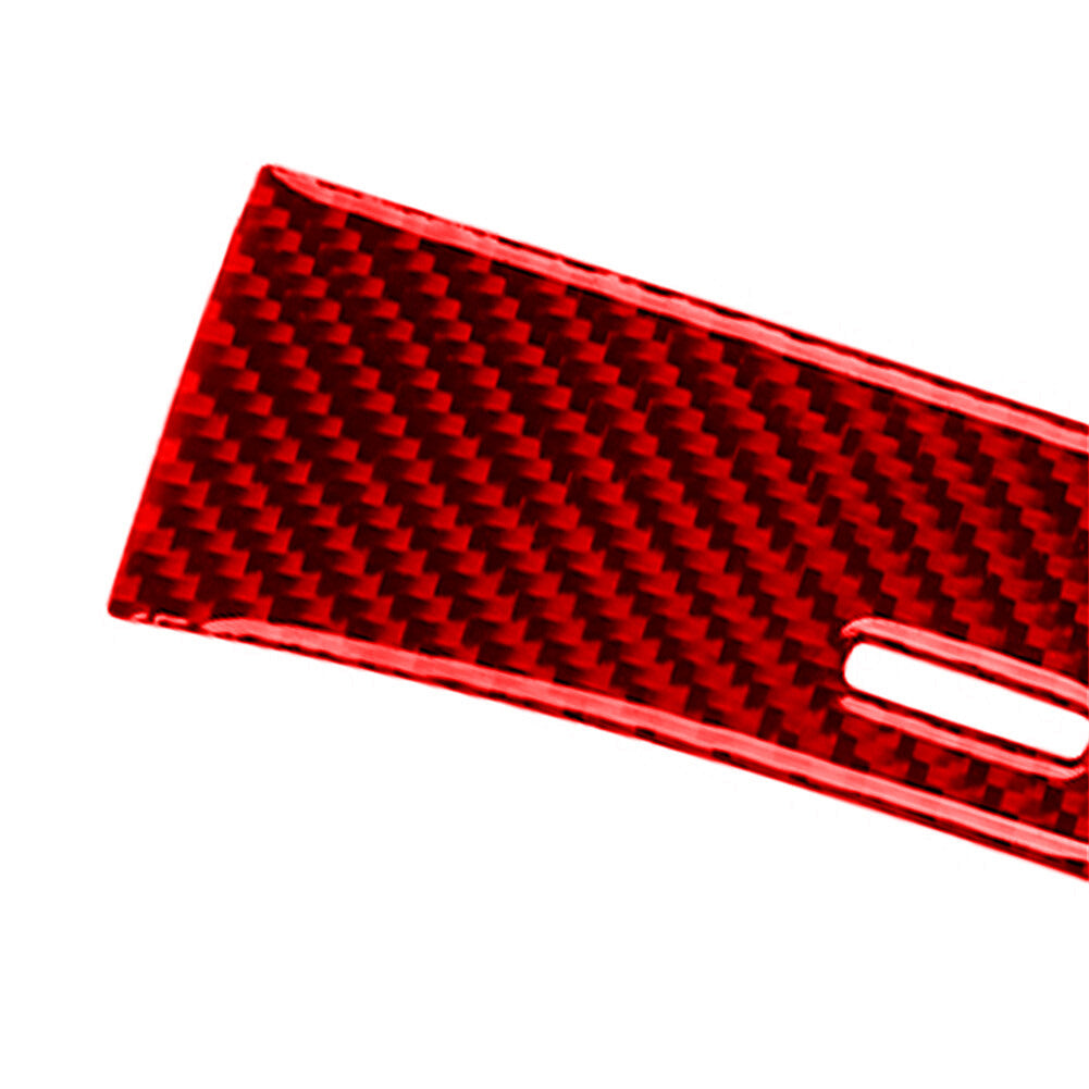 Red carbon fiber medium storage trim for Mercedes-Benz M-Class 2006-2011
