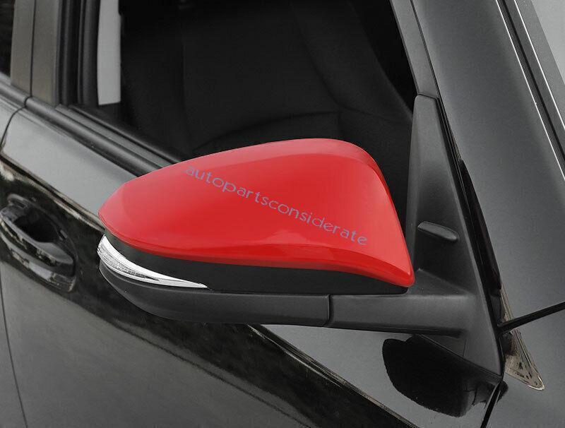 for Toyota Venza 2021-2023 Glossy Red Rear View Side Mirror Cover Trim Decorate