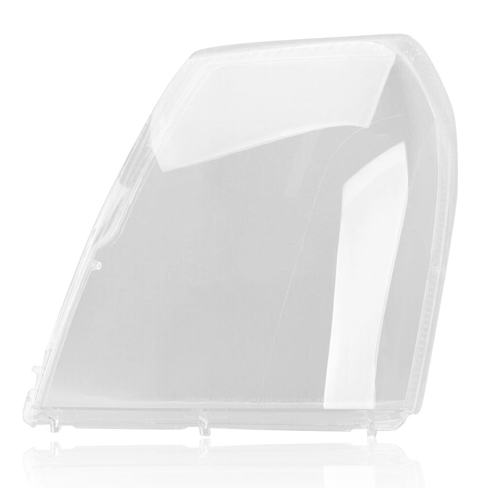 Left front headlight cover for Cadillac for Escalade 2007-2014, transparent.