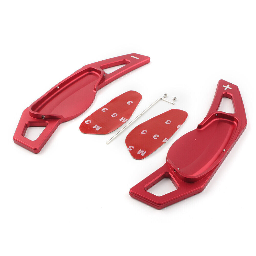 Alu Steering Wheel Shifth Sifter Paddle for Benz for Smart Fortwo W451 2007-2017 Red