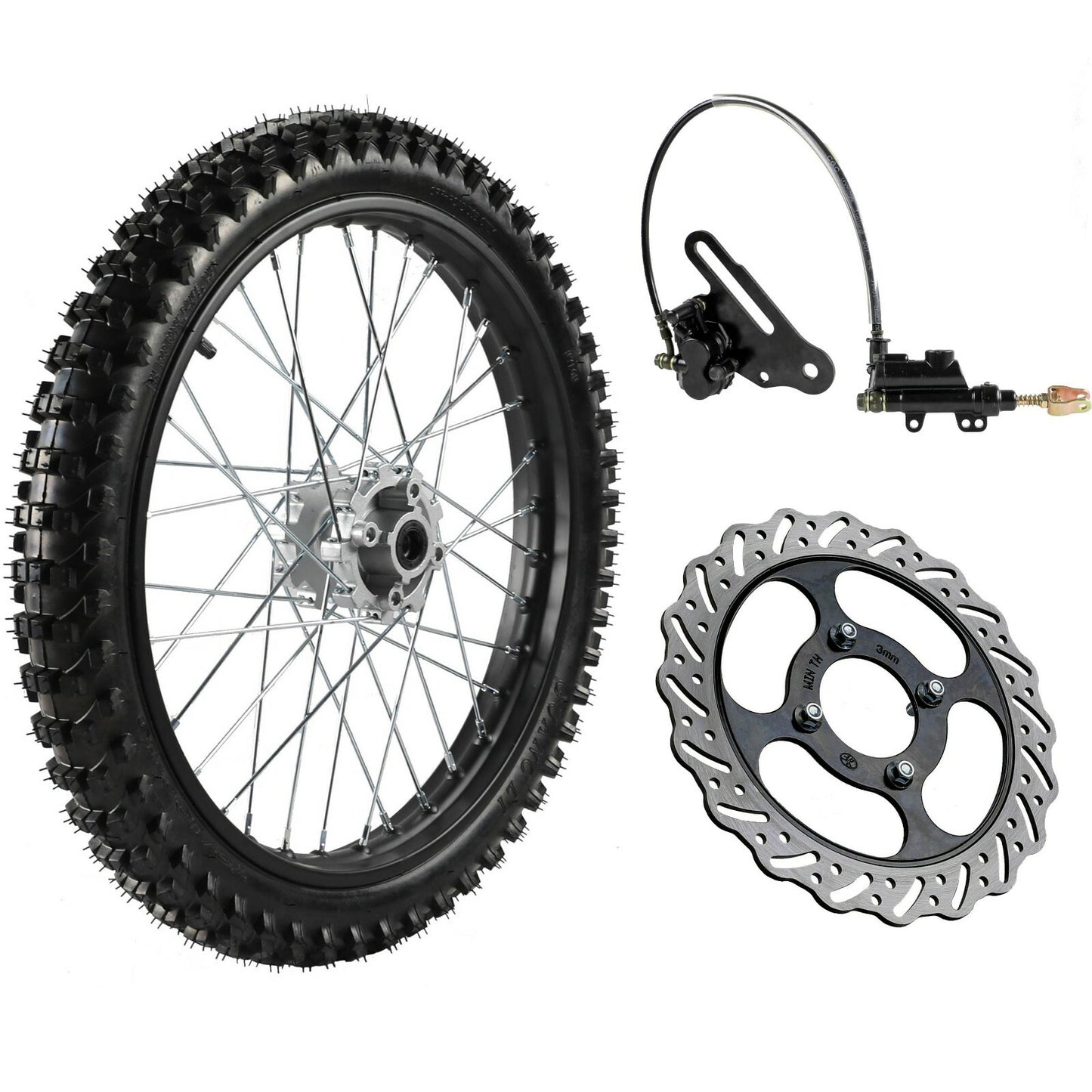 19-inch front wheel 70/100-19 rim assembly for Pit Dirt bicycles, for Honda CRF, for Yamaha