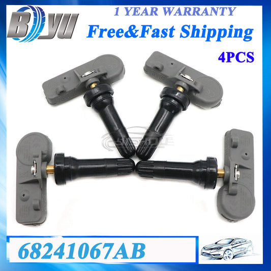 4pcs Tire Pressure Sensor TPMS 56029398AB for Dodge for Chrysler for Jeep for RAM 68241067AB