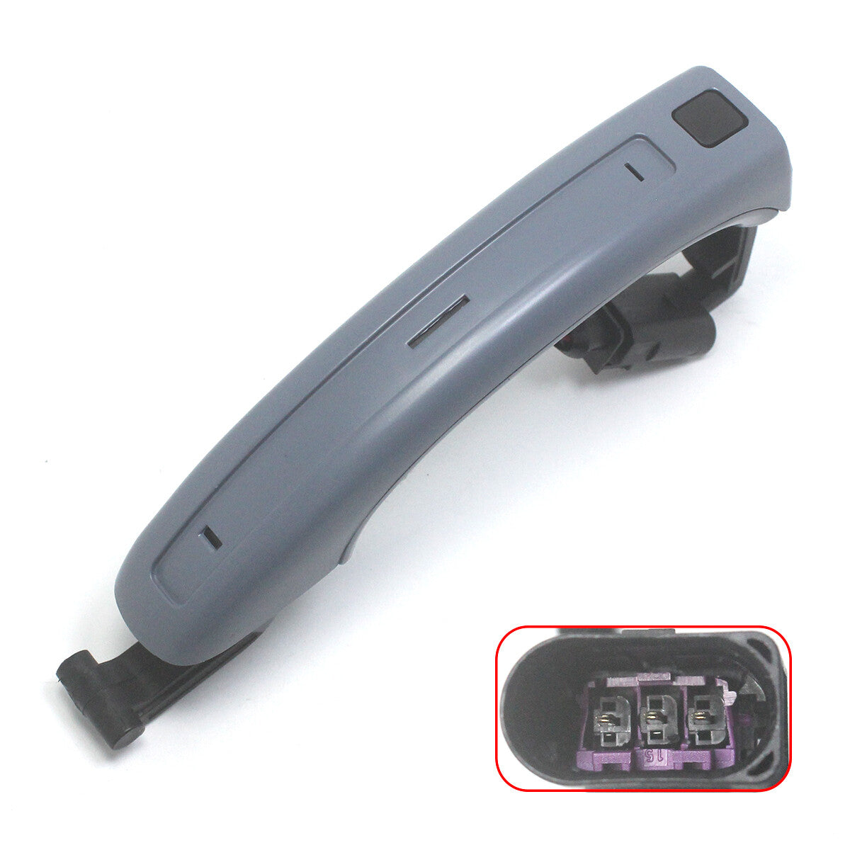 4PCS Exterior Door Handle Unpaintedor for Audi Q7 2010-2015 4L0837207A