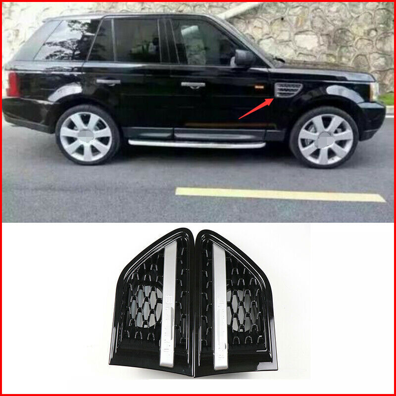2P for Land Rover Range Sport 2006-2013 Black Front Side Door Fender Cover Trim