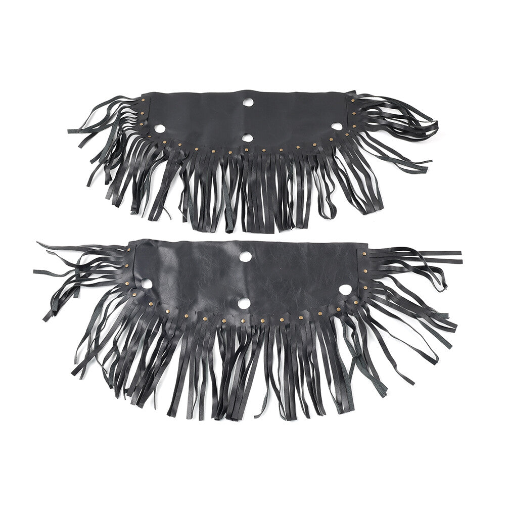 Motorcycle Front Rider Floorboard Fringe Covers for Honda for Yamaha for Harley