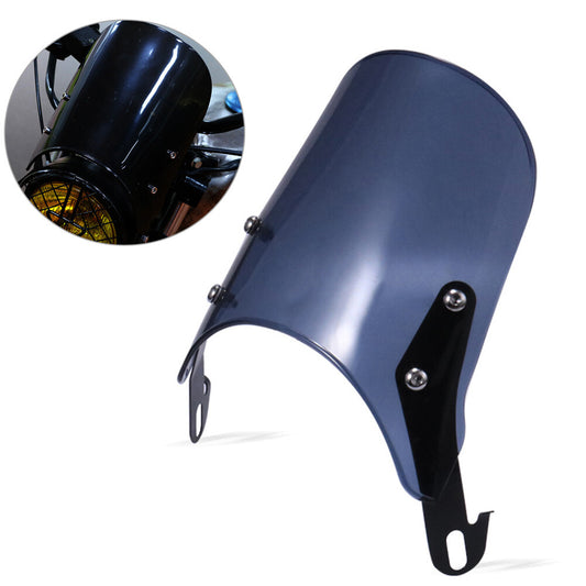 Motorcycle5-7'' Headlight Windshield Windscreen Fairing Smoke for Suzuki for Yamaha