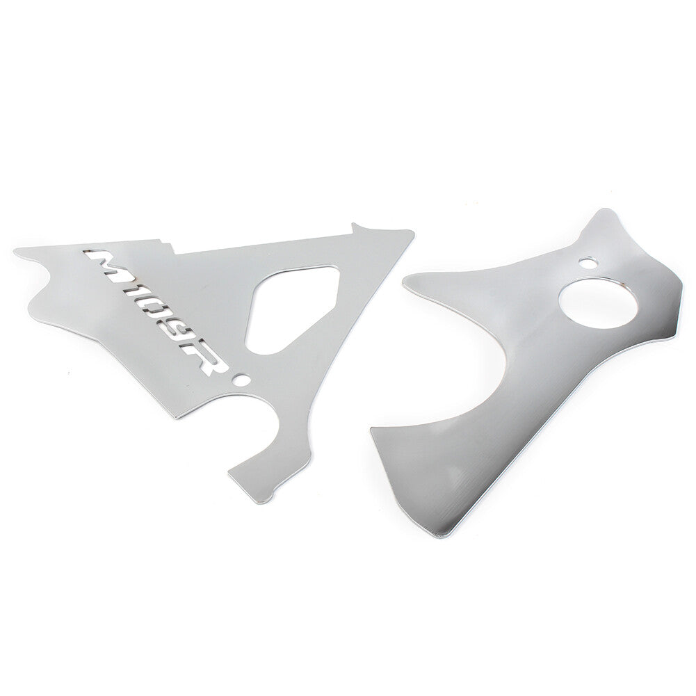 for Suzuki BOULEVARD M109R M1800R Chrome Engine Side Cover Frame Fillers Keyhole