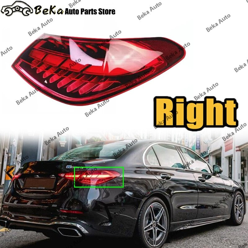 The right-side rear LED taillight assembly is suitable for the for Mercedes-Benz W206 C-Class 2022-2024.
