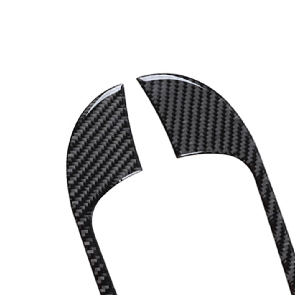 2X Rear Door Handle Panel Cover Sticker Carbon Fiber Trim for ACURA TL 2009-2014