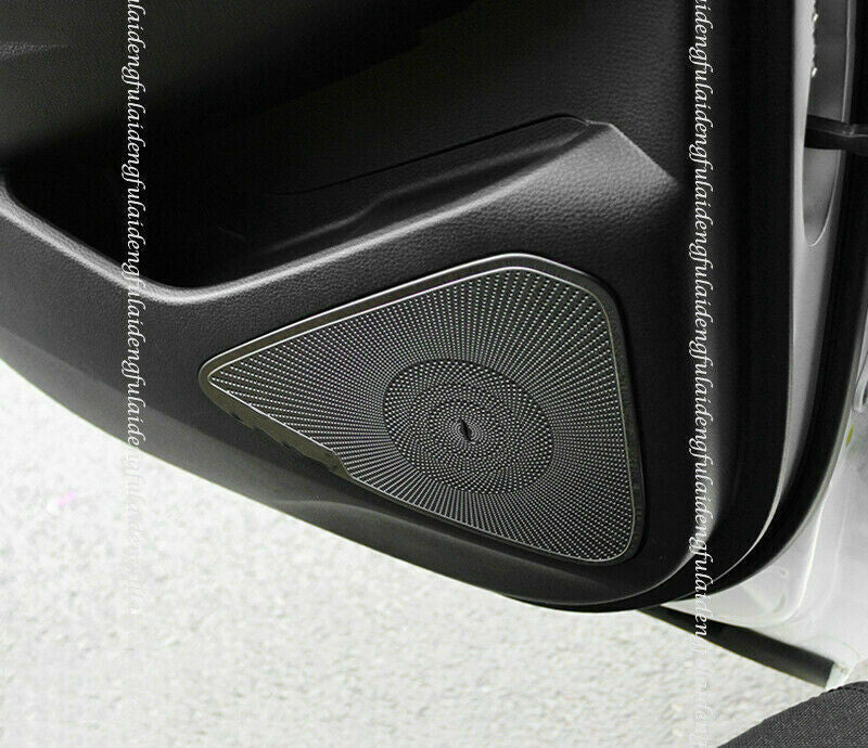 4P for Toyota for Corolla 2019-2023 Black Inner Door Loudspeaker Cover Molding Trims