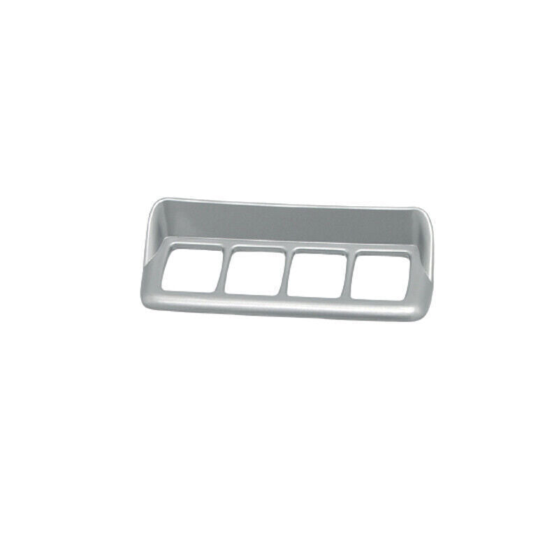 Headlight Button Frame Cover Trim 1 for Nissan Sentra Sylphy 13-19 Matte Silver