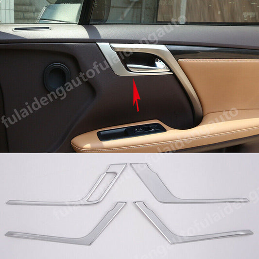 for Lexus RX350/450H 2016-2022 Silver Inner Door Handle Bowl Moulding Cover Trim