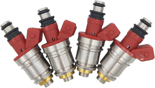 Set of 4 Fuel Injectors JS21-1 for Nissan D21 90-94 Pickup 1995 2.4L 16600-86G00