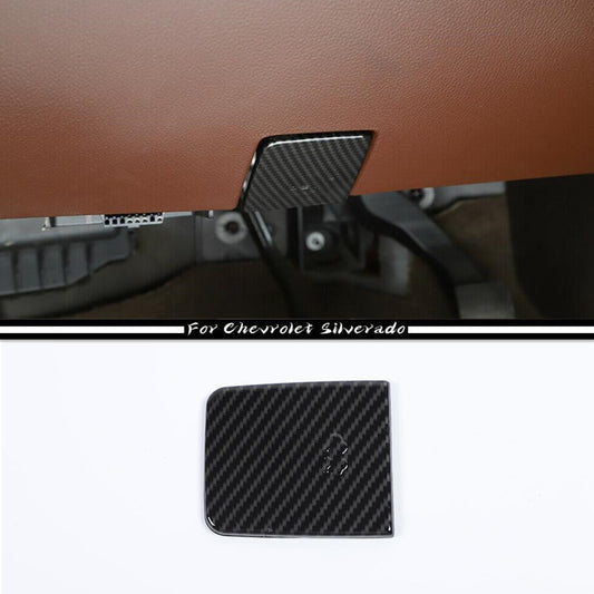 Carbon fiber engine hood switch cover suitable for 14-18 for Chevrolet Silverado/ for GMC for Sierra