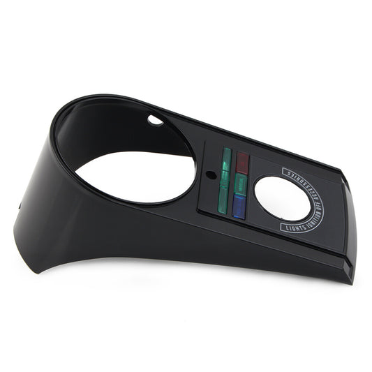 Black Speedometer Speedo Dash Panel Cover Housing Kit FIT 91-95 for Harley Softail