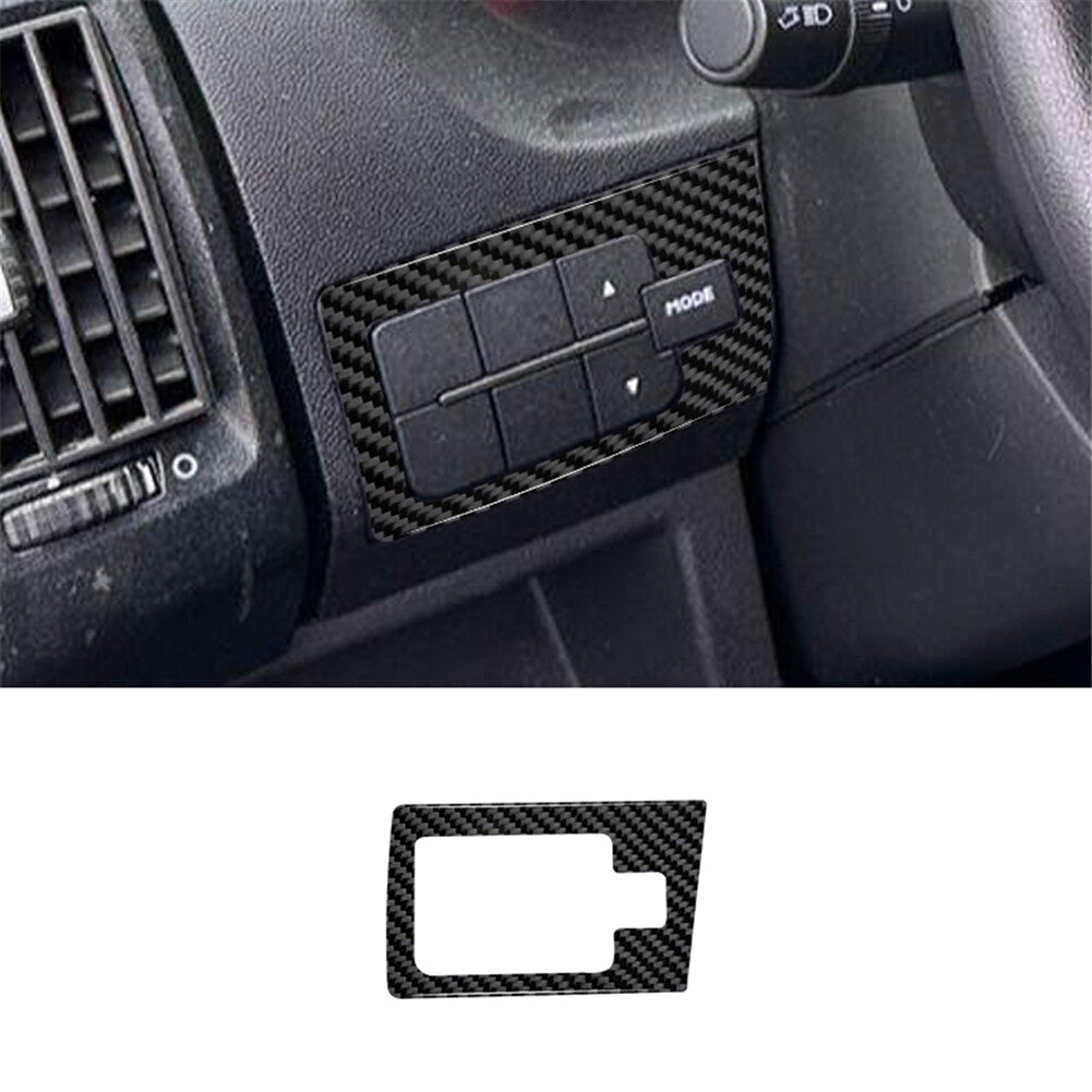 Carbon Fiber Interior Speedometer Button Cover Trim for RAM Promaster 2014-2021