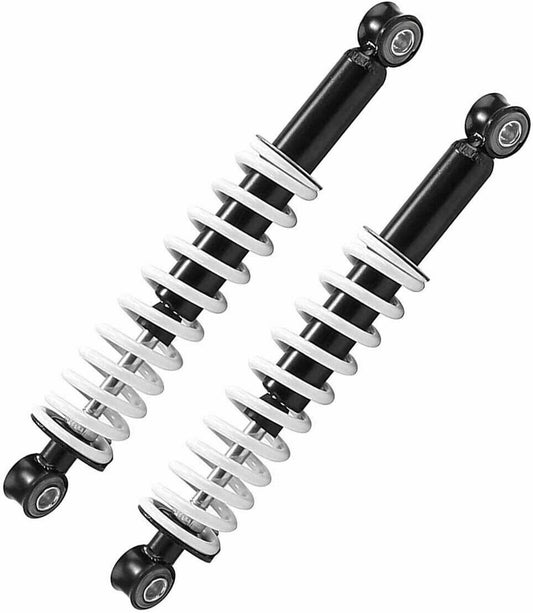 2 x 275mm 11-inch front shocks suitable for 50cc, 70cc, 90cc, 110cc, and 125cc all-terrain vehicles (4-way).