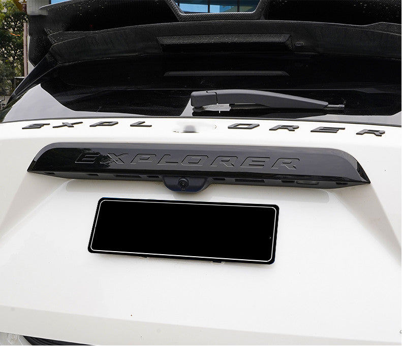 1X Rear Door Trunk Lid Tailgate Strip Trim Gloss Black for Ford Explorer 2020-24