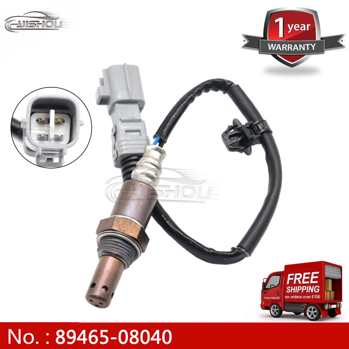 The new 89465-08040 downstream oxygen sensor is suitable for the for Sienna Highlander RX330 3.3L engine. (04-06-)