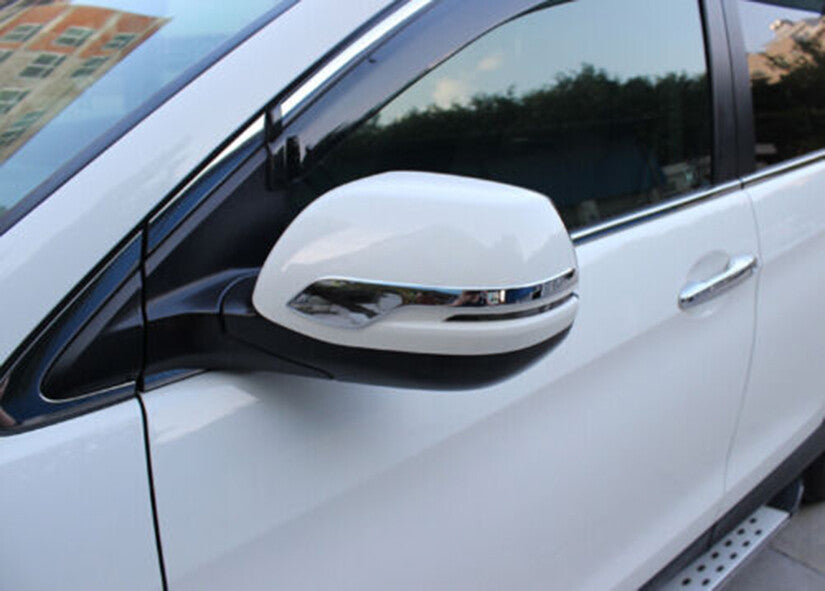 for Honda CR-V 2012-2016 Chrome Car Door Rearview Mirror Strip Cover Trim decor