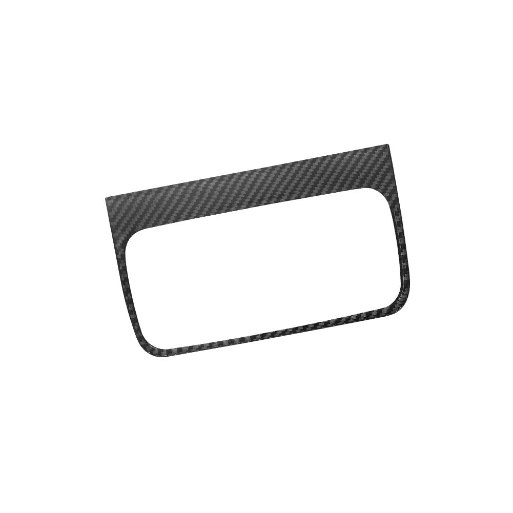 Carbon Fiber Rear Central Cup Holder Frame Trim Cover for KIA Sedona 2015-2016 A