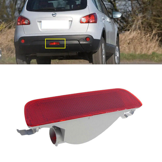 for Nissan QASHQAI 2007-2013 Rear Bumper Center Reverse Brake Reflector Lamp