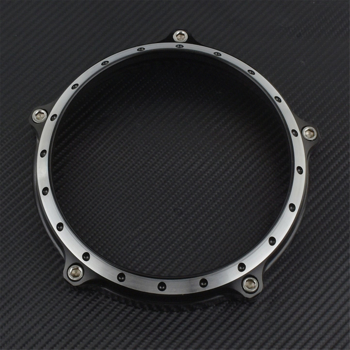 5.75 Headlight Trim Ring Lamp Bezel Fit For Sportster XL 883 1200 Dyna Softail