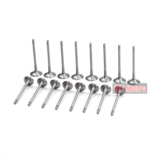 16pcs Intake  Exhaust Cam Valves Set For 1.8T 2.0T for Audi A4 A5 for VW EOS CC for Skoda
