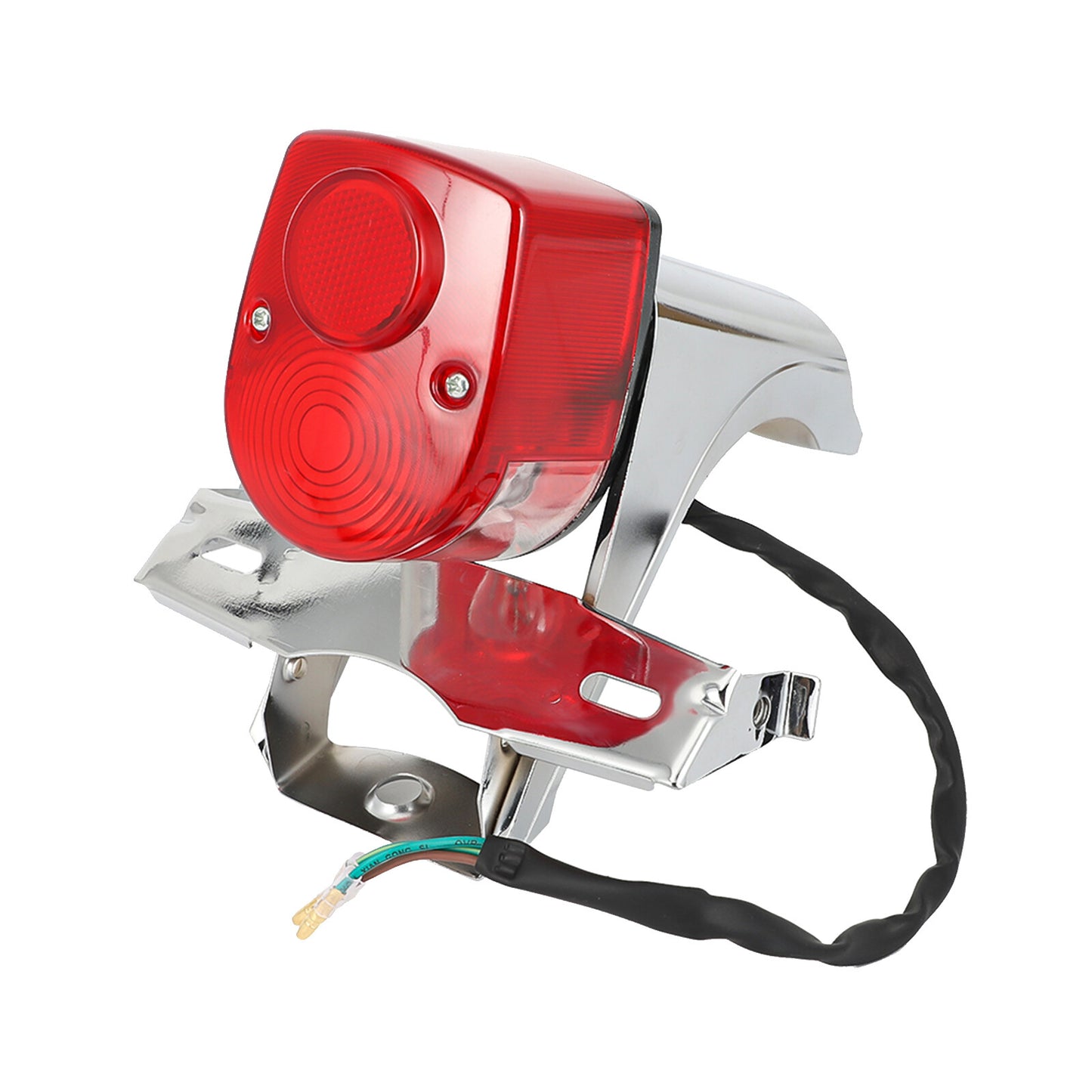 for Honda ST70 DAX ST50 ST90 CT50 CT70 Red Rear Brake Tail Light w/Bracket Kit