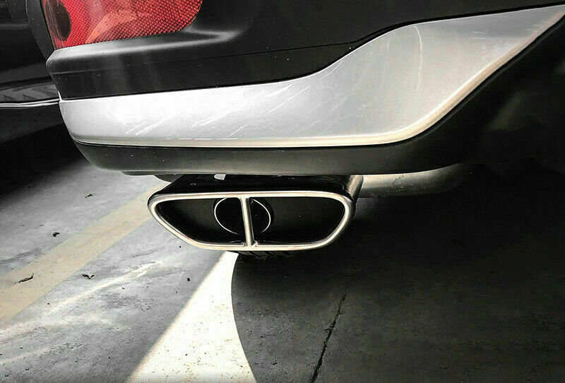 for HONDA CR-V CRV 2020-2022 Chrome Rear Exhaust Muffler Tip TailPipe Frame Trim