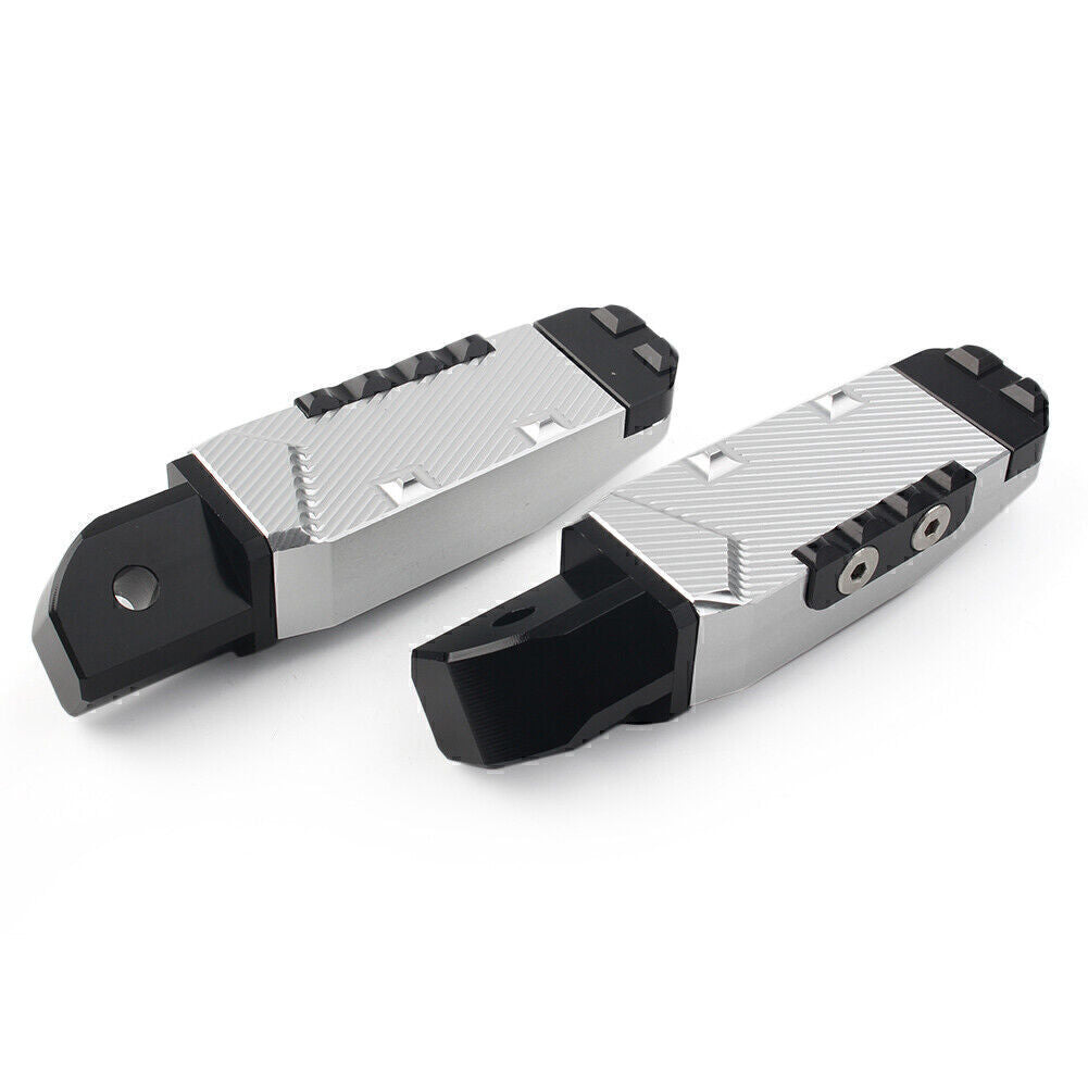 Rear Passenger Footrests Foot Pegs Pedal for Yamaha YZF R1 R6 R1M R1S Silver