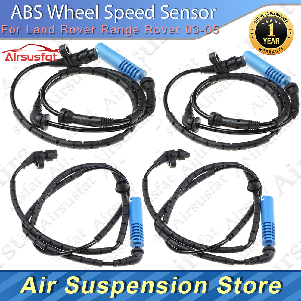 4x FrontRear ABS Wheel Speed Sensors Fit for Land Rover for Range Rover 2003-2005
