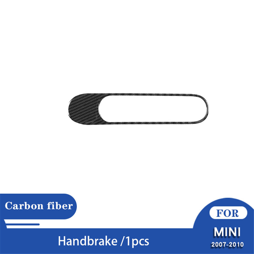 Interior Carbon Fiber Handbrake Panel Trim Cover for BMW for MINI Cooper R56 2007-11