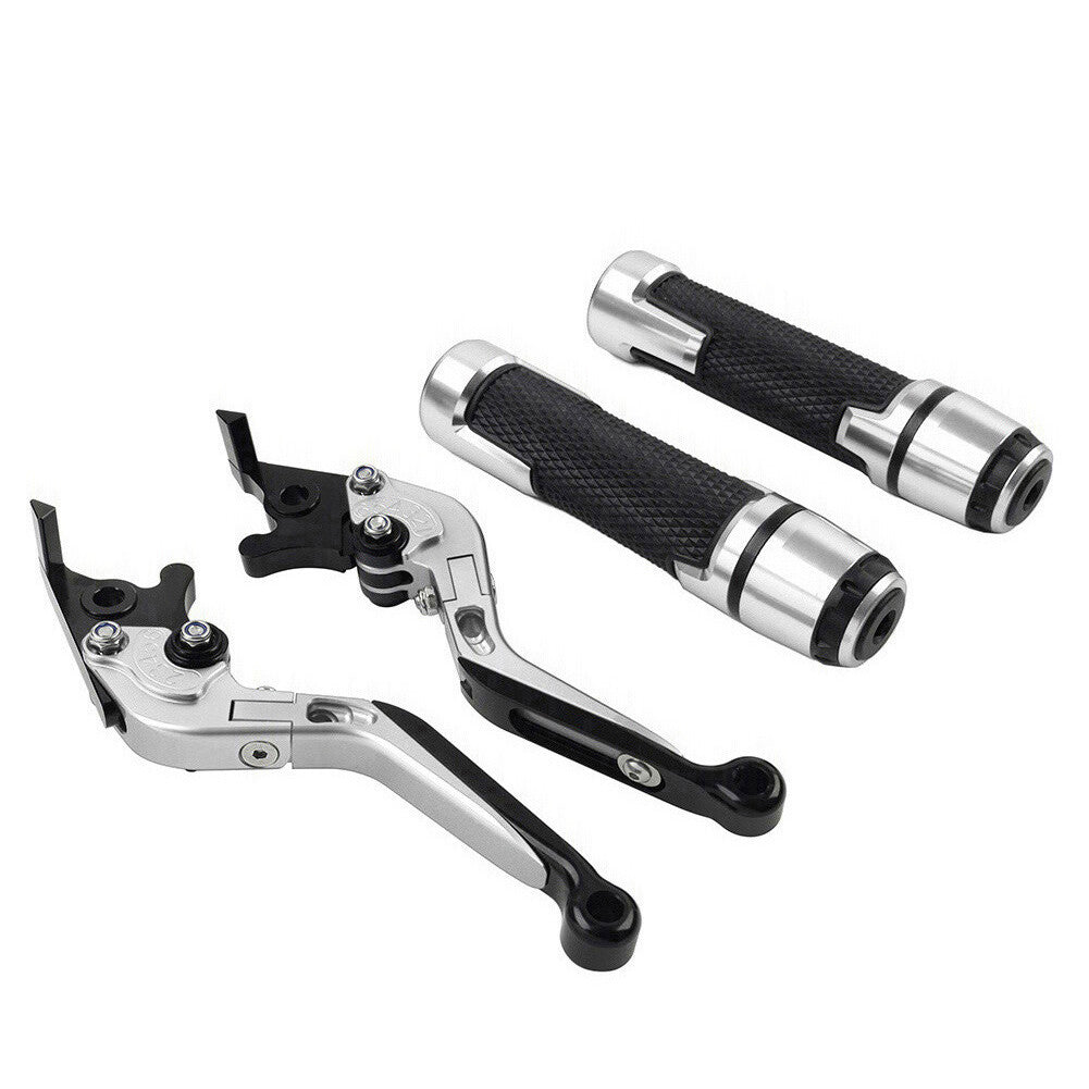 Fold Extendable Brake Clutch Lever Handlebar Grip Sets Fit for Yamaha FJR XJR 1300