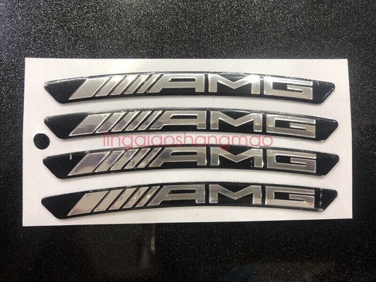 NEW for Mercedes AMG Edition Sport Wheels Badge 3D Sticker Logo Emblem Decoration