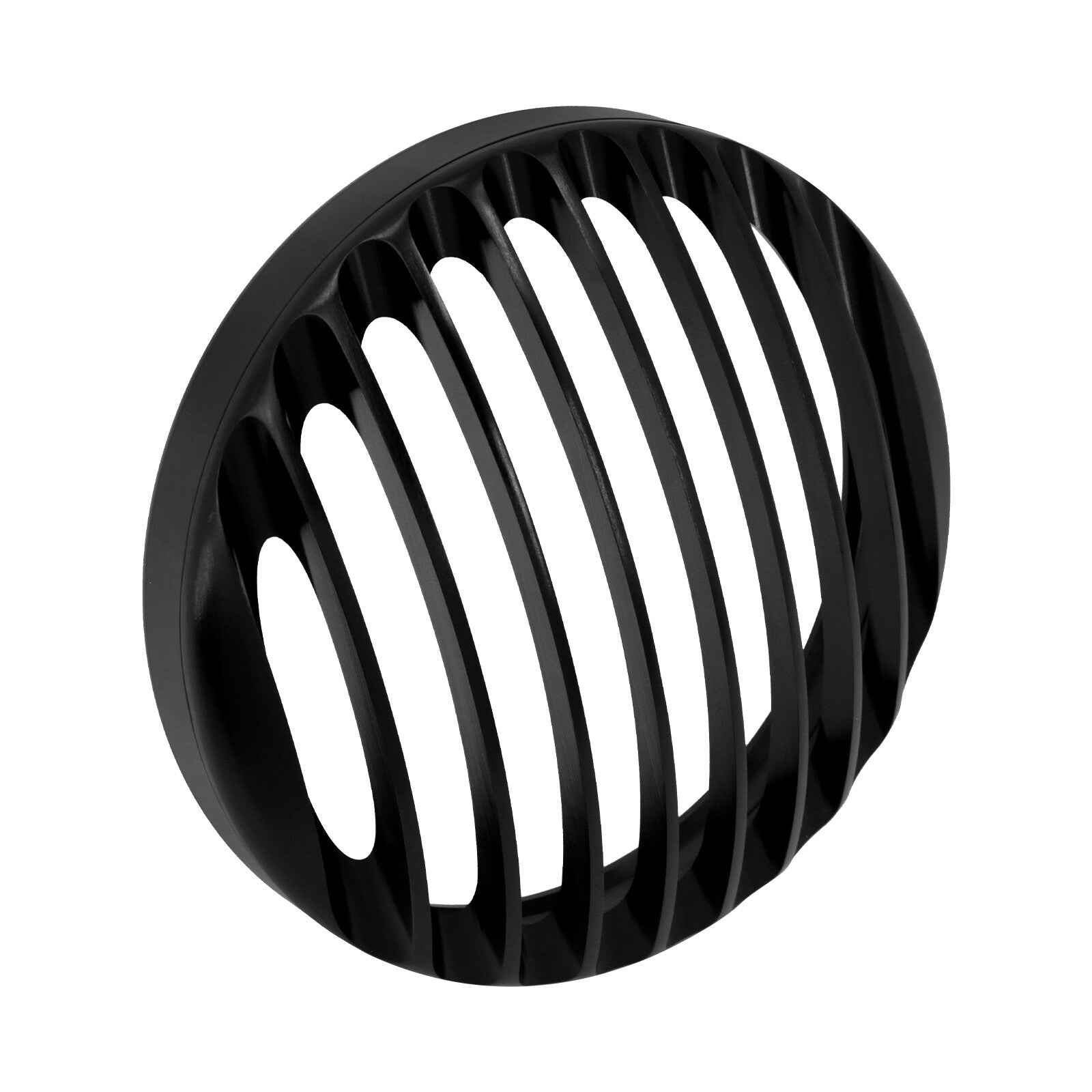 Black 5.75 Aluminum Headlight Grill Cover for Harley Sportster XL883 1200 04-14