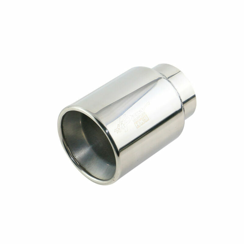 1PC Sliver Universal 3'' Inlet 4'' OD Exhaust End Tips Exhaust Muffler Pipe Tip