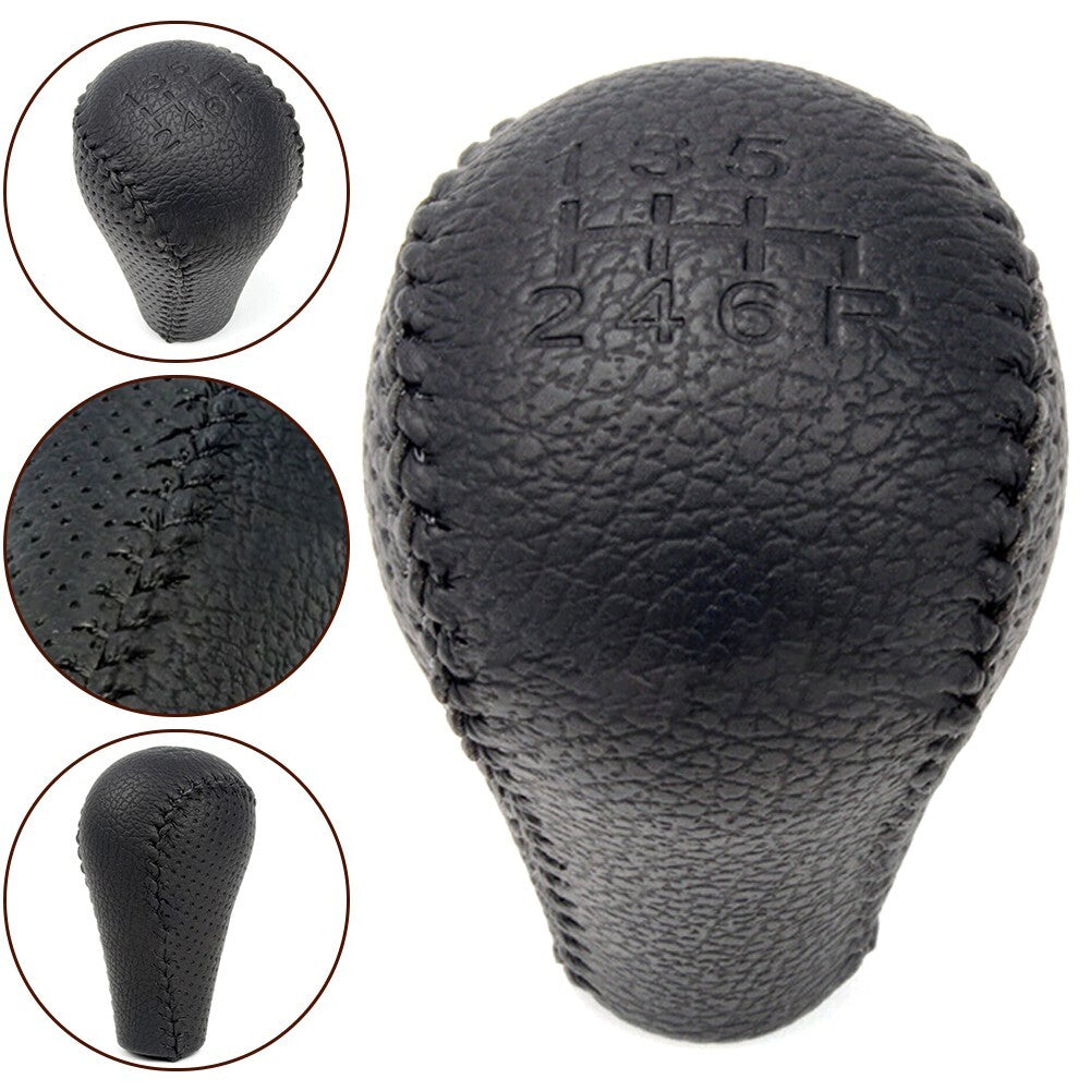 6 Speed Leather Gear Shift Knob for Nissan For Navara D40 For Frontier 05-15 New