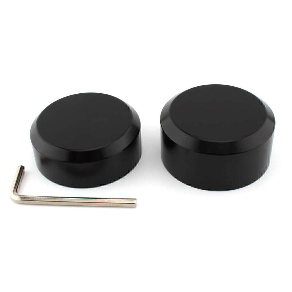 For Sportster S 1250 RH1250S 2021 Black Motorcycle Axle Nut Covers Flat Bolt Cap