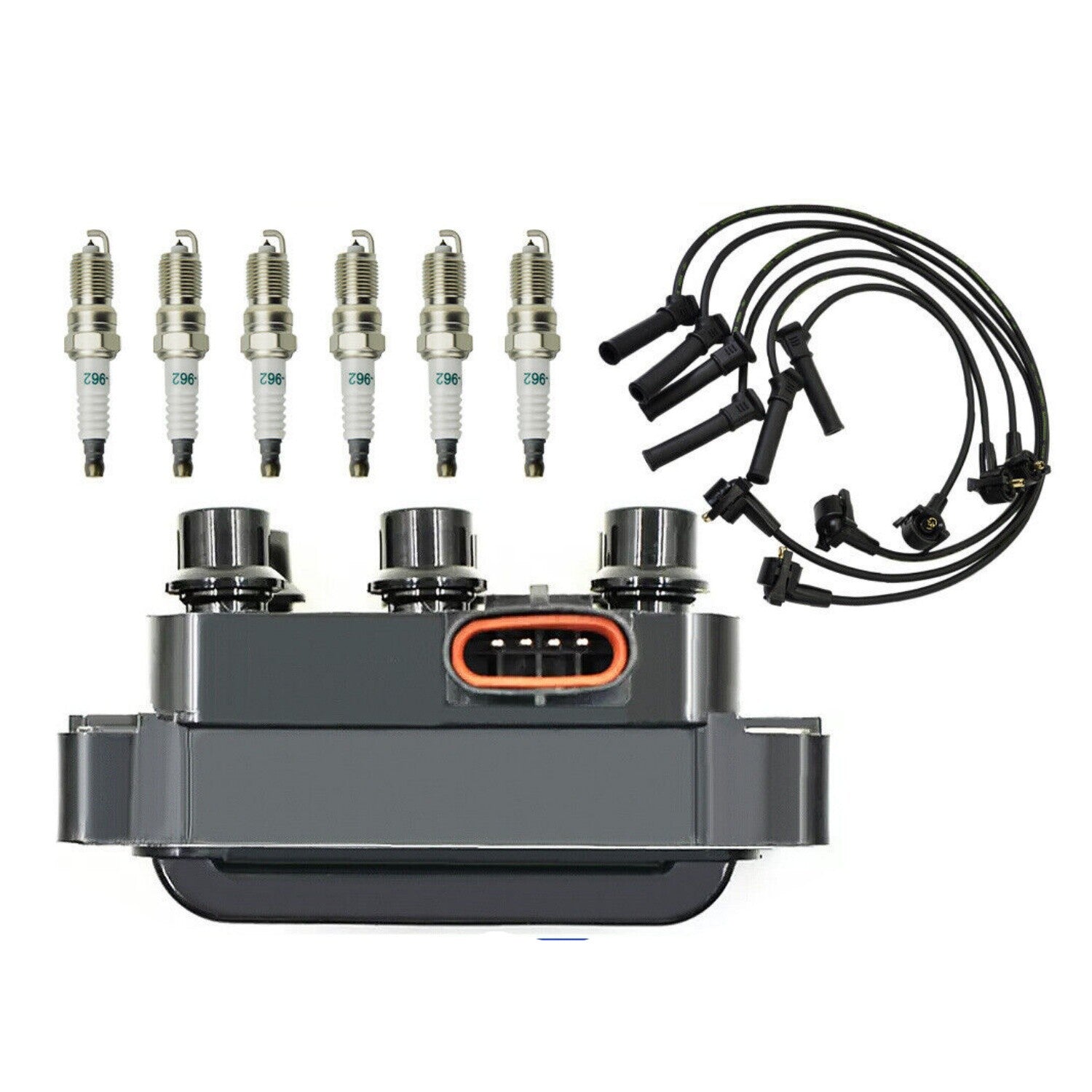 Ignition Coil  6pcs Spark plug  6pcs Wire for Ford for Mustang V6 2005-2010