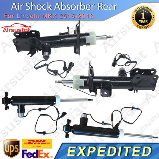 4x for Lincoln MKX 2016-2018 FrontRear Shock Absorber Strut Cores with Electric