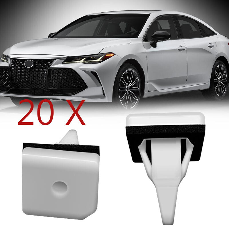20x Trim Grommet Nylon Retainer Clips for Mitsubishi Side Skirt  Body Molding