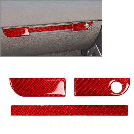 Inner Copilot Glove Box Switch Handle Cover Trim RHD Red for Audi TT 8N 2001-06
