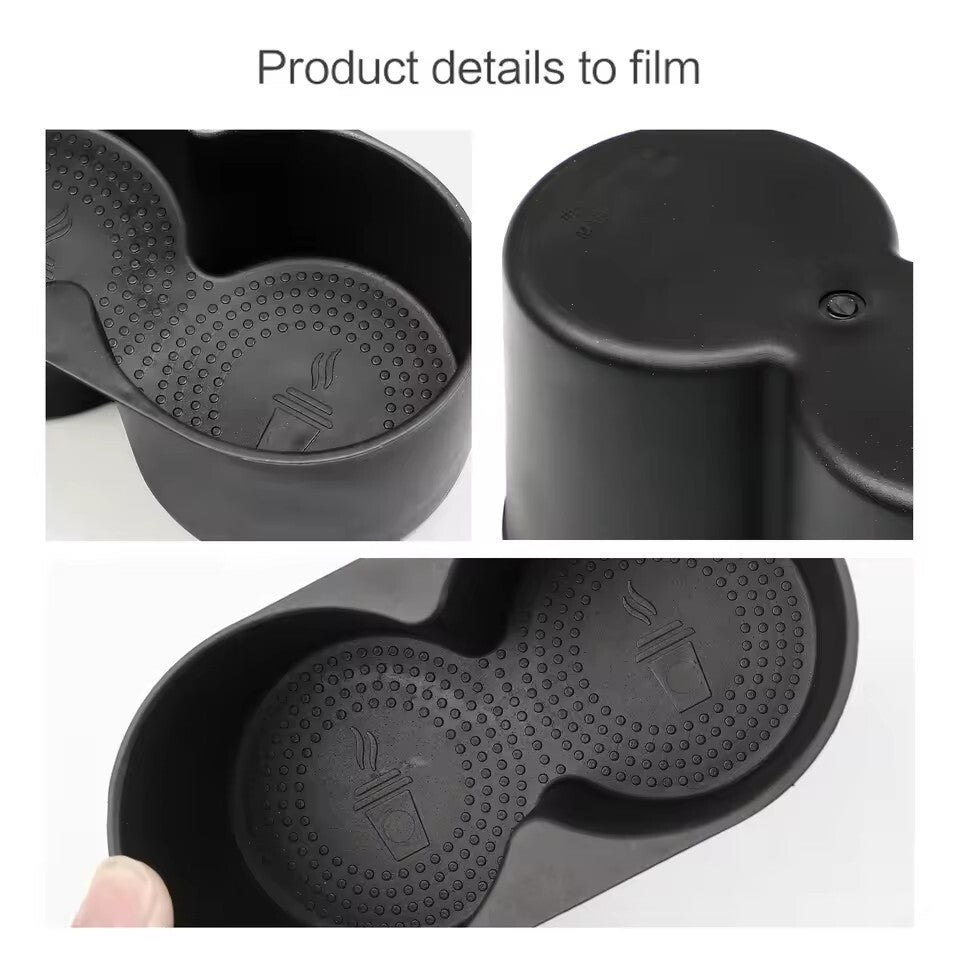 for BYD Dolphin Cup Holder Storage Box Central Armrest Cup Tray TPE Tidying