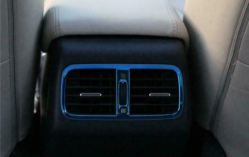 Rear Air Outlet Vent Frame Trim 1PCS for Honda CRV CR-V 2012-2016 Blue Titanium