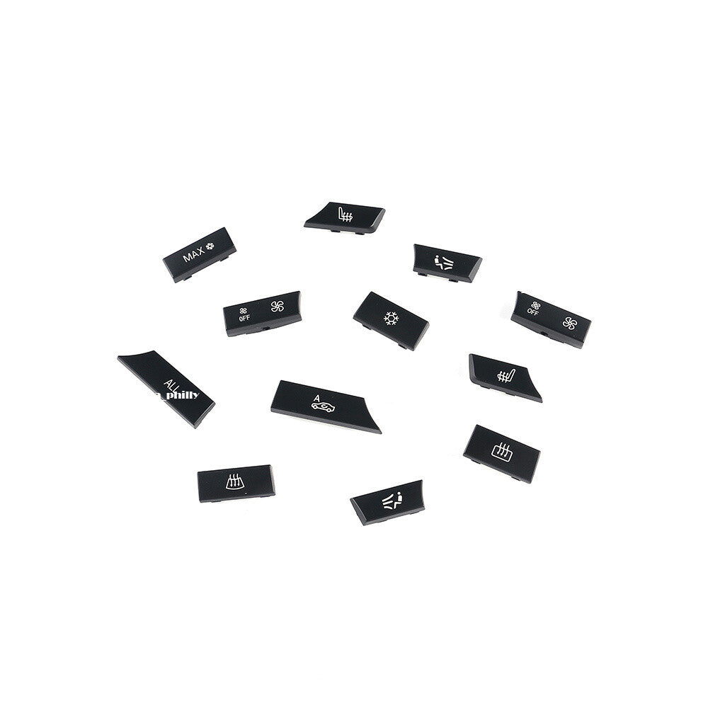 12 Button Key Caps Repair Kit A/C Heater Switch for BMW F07 F10 F11 F01