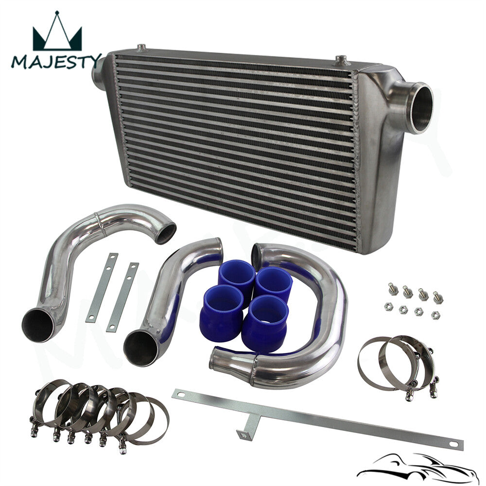 Front Mount Intercooler Kit for Mitsubishi Lancer EVO 4 5 6 CP9A 4G63 96-00 Blue