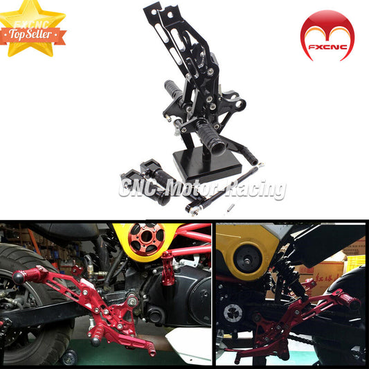 Suitable for GROM MSX125 2012 - 2015 - 2016 CNC rear footrest pedal derailleur gear.