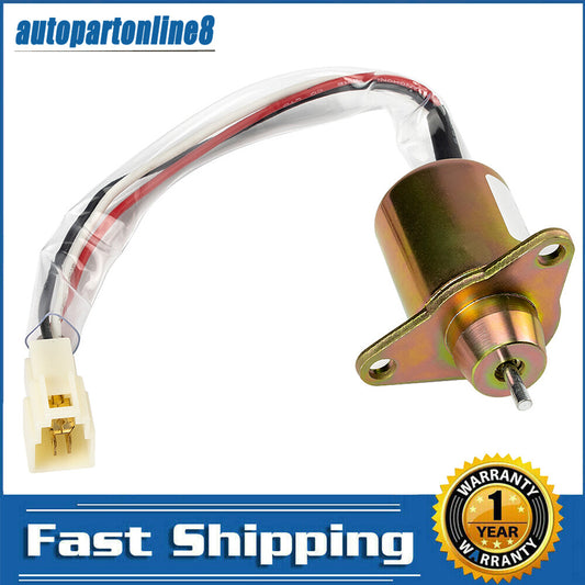 Fuel shut-off solenoid valve 1503ES-12S5SUC5S, compatible with Yanmar 119653-77950